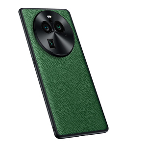 Top 100% étui en cuir de vache véritable pour Oppo Find X6 Pro antichoc <span class=keywords><strong>2</strong></span> en 1 housse de protection d'appareil photo - Product Image 4