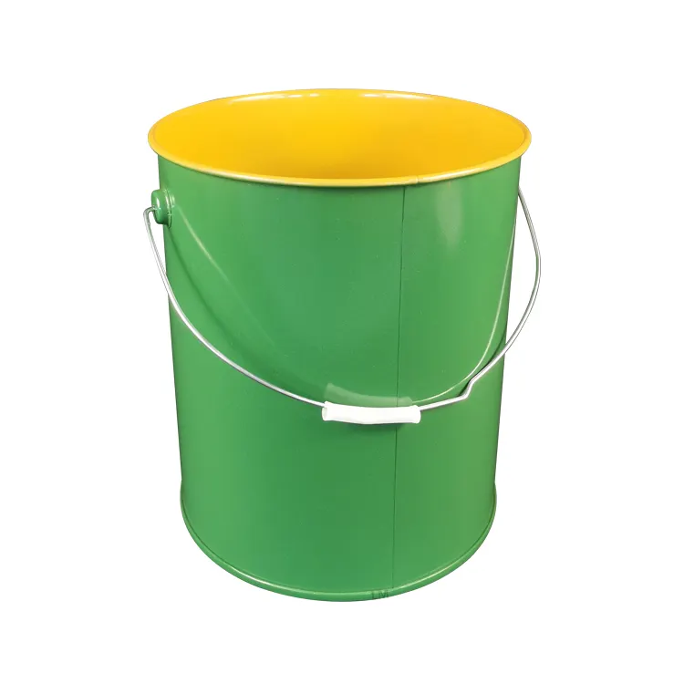 Paint 20L Steel bucket Open Head Empty Recyclable Barrel Drum Pail 5 gallon With Lined Coating