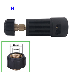 Adaptateur de connecteur pour nettoyeur haute pression Kaikarai, en plastique noir, compatible AR/Lavor/Bosch/Huter M22, lance à <span class=keywords><strong>jet</strong></span> réglable/brumisation - Product Image 4