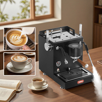 Machine à expresso semi-automatique commerciale MDK MC-3 avec système d'eau chaude, machine à café expresso américaine, système de préparation pour camping-car, maison, voiture, hôtel