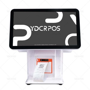 <span class=keywords><strong>Terminal</strong></span> <span class=keywords><strong>de</strong></span> <span class=keywords><strong>paiement</strong></span> <span class=keywords><strong>de</strong></span> vente au détail haute vitesse 15,6'' avec imprimante <span class=keywords><strong>de</strong></span> reçus, <span class=keywords><strong>fonctionnement</strong></span> facile, tout-en-un, écran tactile, double écran tactile - Product Image 4