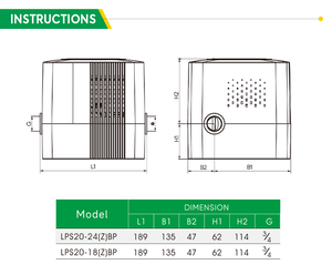 Alta Pressão Quiet Circulating Booster Bomba De Água com Controle De Freqüência Variável Inteligente - Product Image 2