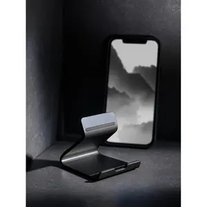 Supporto per smartphone in alluminio riciclato, gadget ecologici - Product Image 3