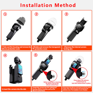 Nueva Carcasa Impermeable Osmo Pocket 3 2026, Ajustable en Ángulo, Resistente al Agua hasta 30 Metros, Antivaho - Product Image 3