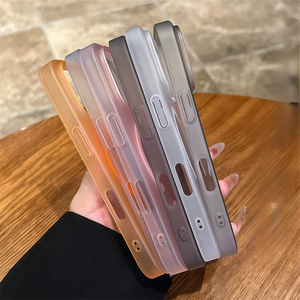 Funda Magnética Ultraligera y Ultrafina para <span class=keywords><strong>iPhone</strong></span> 17 Pro Max 16 15 14 con Protección de Orificios Finos, Funda Transparente Naranja para <span class=keywords><strong>iPhone</strong></span> 17 Pro - Product Image 4