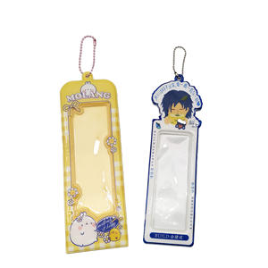 कस्टम इको फ्रेंडली pvc विनाइल फोटो कार्ड के लिए लोहे की कुंजी रिंग के साथ आस्तीन - Product Image 1