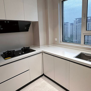 OEM модульный полный комплект кухонный шкаф для хранения деревянная стена кухонный шкаф мебель с островом - Product Image 5