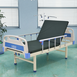 Greenlife-Lit d'hôpital confortable, <span class=keywords><strong>moins</strong></span> <span class=keywords><strong>cher</strong></span>, à 1 manivelle, pliable, en métal, avec matelas. - Product Image 2