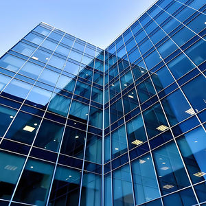 कांच के पर्दे की दीवार यूनिजीकृत छड़ी फ्रेम मकड़ी प्रणाली ग्लेज़ेड क्लैडिंग बाहरी मुखौटा एकल डबल - Product Image 2