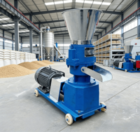 Petite machine à granulés automatique électrique diesel chinoise pour maïs, poisson, poulet, volaille, aliments pour animaux