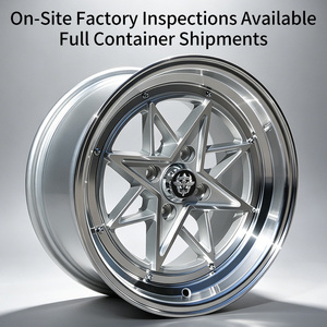 Cerchi in Lega di Alluminio Flowtone 15x8 4x100 Deep Dish Oro Argento Grigio per Vios, Mazda, Hyundai, Accent, Kia <span class=keywords><strong>Rio</strong></span>, Corolla, AE86 - Product Image 3