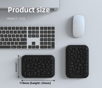 Support de clavier à récupération lente en mousse à mémoire de forme, repose-poignet pour souris, vente en gros, repose-poignet pour clavier, repose-poignet en silicone pour souris.