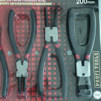 Lot de 4 pinces à circlips industrielles de 6,5 po et pince à circlips de 8 po, support OEM et ODM, outils de quincaillerie personnalisés