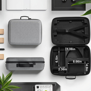 Tùy Chỉnh Công Suất Lớn Bền EVA Vỏ Cứng Sang Trọng Dây Kéo Du Lịch Ngoài Trời Xách Tay Starlink Mini Trường Hợp Công Cụ Phong Cách Đơn Giản - Product Image 3