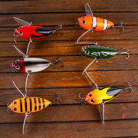 Leurre de pêche rigide WEIHE 58mm 12.5g, leurre nageur imitant une abeille, crankbait