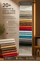Velours matriciel et personnalisable 100 % polyester de Chine pour tissus de canapé, meubles, rideaux, oreillers et rembourrages
