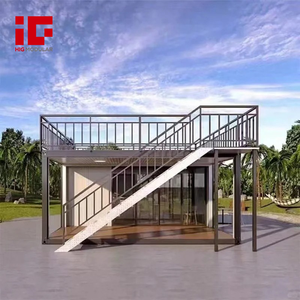 Chi phí thấp Gói phẳng nhà CONTAINER cabin di động với sân thượng prefab với sàn trên sân thượng cafe mini nhà hàng cà phê cửa hàng bật lên - Product Image 4