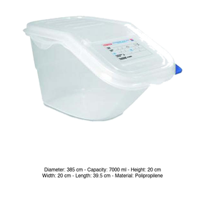 Contenedor Apilable Araven GN 1/3 de Polipropileno 39.5 x 20 x 20 h cm, Equipo Gastronorm Profesional, Suministros para Hostelería y Catering - Product Image 3