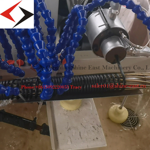 Tỏa sáng phía Đông PP PE PA xoắn ốc bảo vệ Bìa đùn dòng xoắn ốc quanh co công nghệ dây thủy lực Ống Tay Áo Máy làm - Product Image 4