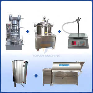 商業用ホットゴマココアバター抽出グレープフルーツピーナッツアボカドココナッツ油圧オイルプレスマチ - Product Image 5