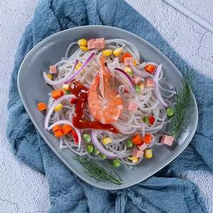 Nouilles sèches au konjac à haute teneur en fibres sans gluten à faible teneur en calories pâtes instantanées végétariennes adaptées aux diabétiques emballées sac de 80g - Product Image 3