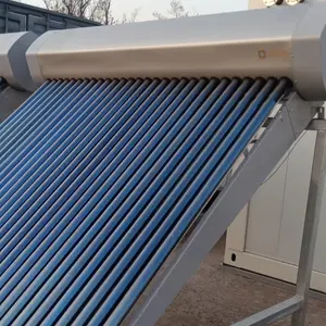 Sistema solar de água quente, bobina de vidro, coletor elétrico de backup