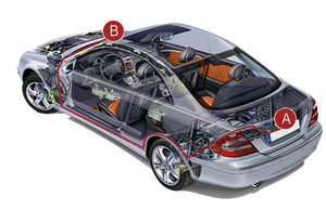 Caméra de recul HD intégrée à la poignée du coffre pour Mercedes Benz - Product Image 4