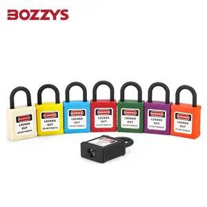 BOZZYS Qualidade Master Lock Industrial Impermeável Bloqueio De Segurança Personalizado Cadeados com 25mm Nylon Manilha