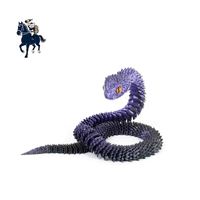 Entrega Directa de Fábrica, Modelo 3D de Serpiente Articulada de 30-60 cm, Figura Decorativa, Juguete de Animal, Material PLA