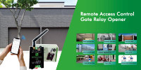 Harga Terbaik G203 2G Wireless GSM SMS Remote Controller Pembuka Gerbang GSM Saklar Relay GSM dengan Aplikasi