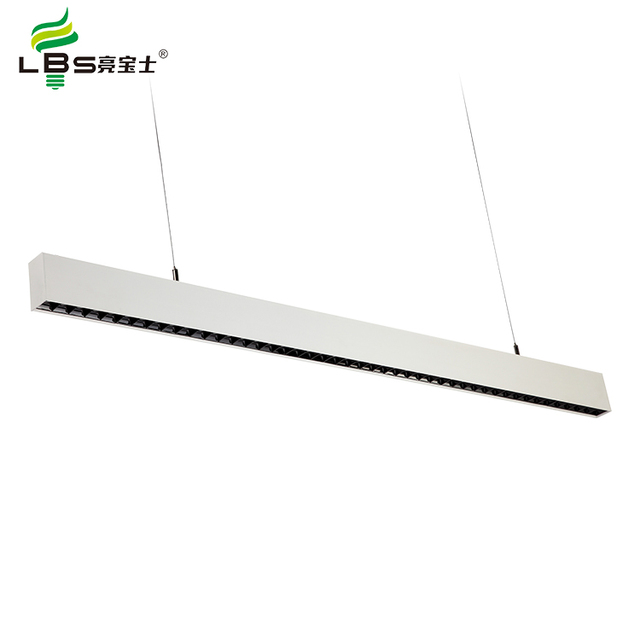 Commercial Office Kitchen Industrial Hanging Suspended Aluminum 36watt White Led Linear Lamp