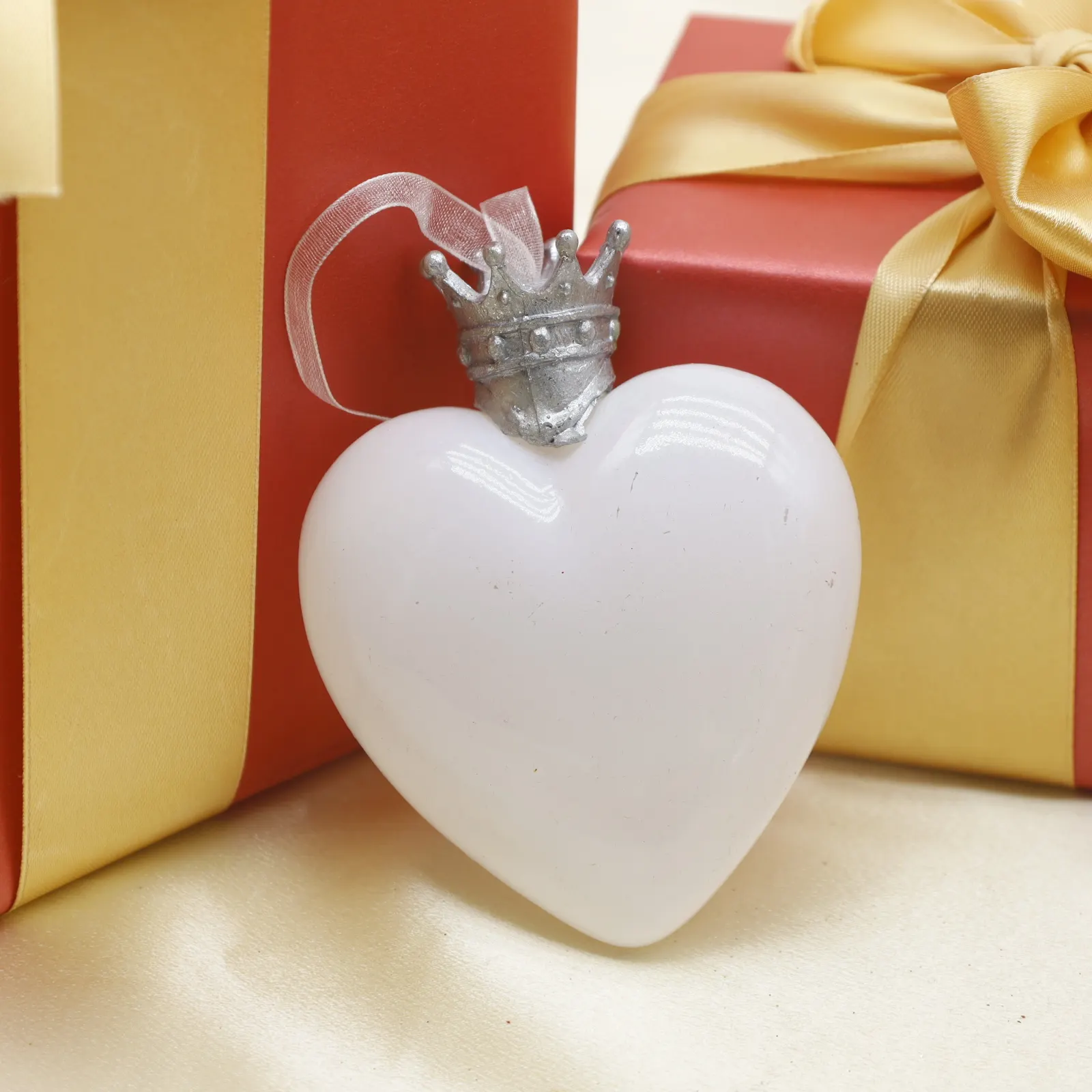 Artigianato in vetro soffiato di alta qualità romantico regalo di san valentino con prodotti in vetro a tema d'amore