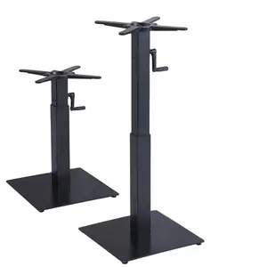 72-108 سنتيمتر كرنك اليد ارتفاع قابل للتعديل كوكتيل الجدول قاعدة معدنية في الهواء الطلق - Product Image 1