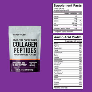 Factory Custom Oem <span class=keywords><strong>Marine</strong></span> Kollagen Peptide Pulver Kollagen Peptide Hydrolysiertes Pulver zur Förderung von Haar und Nagel - Product Image 2