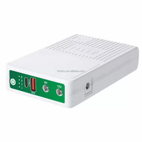 Mini-onduleur USB 5V DC9V 12V AC12V Type-C avec interrupteur d'alimentation, batterie au lithium 8000mAh 8800mAh 10400mAh 25W pour caméra CCTV