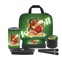 Kit de Voyage 6 Pièces en 1 : Plateau à Rouler en Métal, Kit de Fumeur, Rangement pour Épices et Broyeur à Tabac
