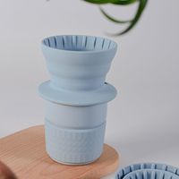 Récipient à boissons Tasse à café pratique à isolation thermique en acier inoxydable avec manchon pour les amateurs de café Pratique et sécurisé