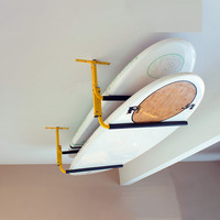 Support mural réglable pour pagaie de canoë JH-Mech, système de rangement pour garage, support mural pour kayak simple, support de plafond