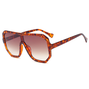 Lunettes de soleil Superhot 17532, mode 2019, verres monobloc, lunettes de soleil surdimensionnées - Product Image 4