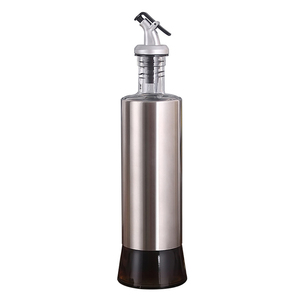Wholesale Leak-proof 7/10/17 oz <b>Glass</b> Oil <b>Container</b> Cooking Dispenser Bottle Bottles for Kitchen - Product Image 2