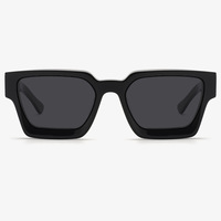 European American Factory Direct Lunettes de soleil en acétate à grande monture Simple Trendy Thick Leg Stock avec verres polarisés Hommes Femmes