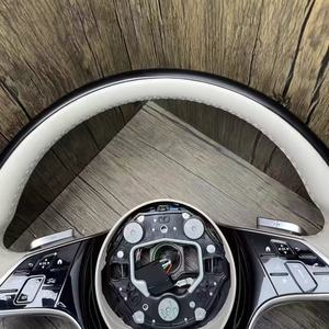 Volante de coche para <span class=keywords><strong>Mercedes</strong></span> Benz <span class=keywords><strong>Maybach</strong></span> W167 W177 W190 W204 W205 W206 W213 W217 W222 a B C E S G V Class Cls Glc Gle Gls - Product Image 2