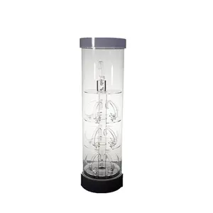 POP Acrylic Display Case Clear Acrylic Jewelry Cabinet Rotating Watch Store Display Racks