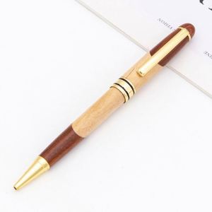 High Quality Eco-Friendly Folding <b>Multi</b>-<b>Color</b> Wooden Box Ballpoint <b>Pens</b> Set with Innovative Gift Packaging for Business Writing - Product Image 3