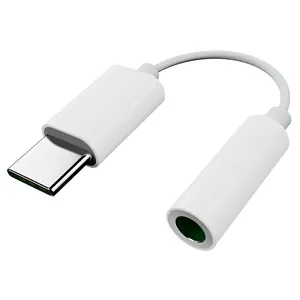 USB نوع-c إلى 3.5 مللي متر الصوت محول مقبس سماعة الرأس كابل