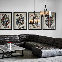 Canapé en Cuir Marron Style Antique Chesterfield pour Salon