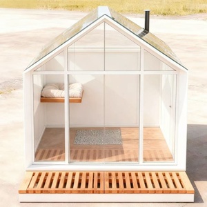 Maisonnette extérieure pour animaux avec porte verrouillable et clôture anti-évasion pour hôtel pour animaux - Product Image 2