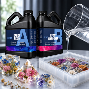 Factory Crystal Clear 1:1 <b>Resin</b> Epoxy <b>Resin</b> <b>for</b> DIY Jewelry Crafts High Gloss AB Epoxy <b>Resin</b> <b>Kit</b> <b>for</b> <b>Beginner</b> Wood Table Art - Product Image 3