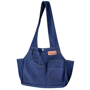 Mochila y Bolsa de Transporte para Mascotas, Diseño Casual con Bolsillos de Mezclilla, Gran Capacidad, para Perros y Gatos - Product Image 5
