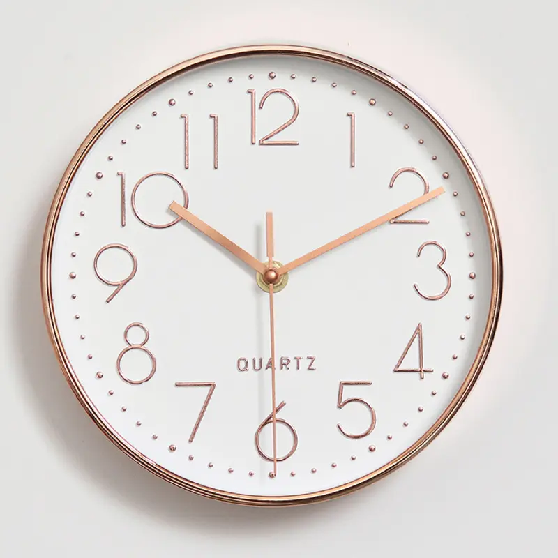 Fashion Nordic simple luxury wall clock/round home decoration modern wall clock for sale